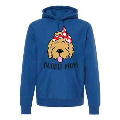 Doodle Mom Cute Goldendoodle Mom Doodle Mama Great Gift Premium Hoodie