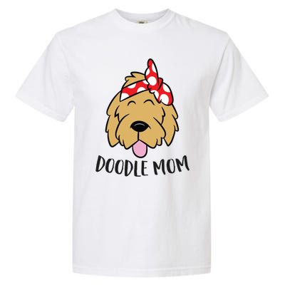 Doodle Mom Cute Goldendoodle Mom Doodle Mama Great Gift Garment-Dyed Heavyweight T-Shirt