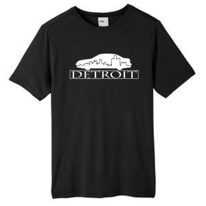 Detroit Motor City Skyline Car Tall Fusion ChromaSoft Performance T-Shirt