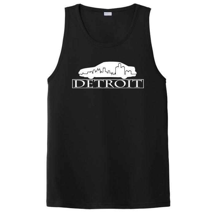 Detroit Motor City Skyline Car PosiCharge Competitor Tank