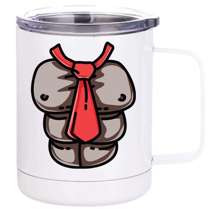 Donkey Monkey Chest Red Tie Game Cosplay Halloween Costume 12 oz Stainless Steel Tumbler Cup