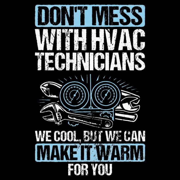 Dont Mess Cool Warm Repairman HVAC Tech Technician HVAC Impact Tech Backpack