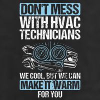 Dont Mess Cool Warm Repairman HVAC Tech Technician HVAC 11oz C Handle Ceramic Mug