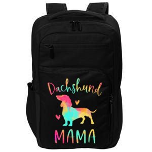 Dachshund Mama Colorful Doxie Gifts Dog Mom Impact Tech Backpack