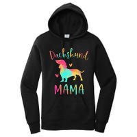 Dachshund Mama Colorful Doxie Gifts Dog Mom Women's Pullover Hoodie