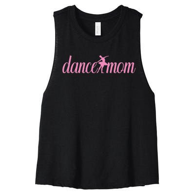 Dance Mom Cute MotherS Day Mama Momma Mom Women's Racerback Cropped Tank