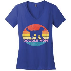 Doodle Mom Cute Goldendoodle Dog Women's V-Neck T-Shirt