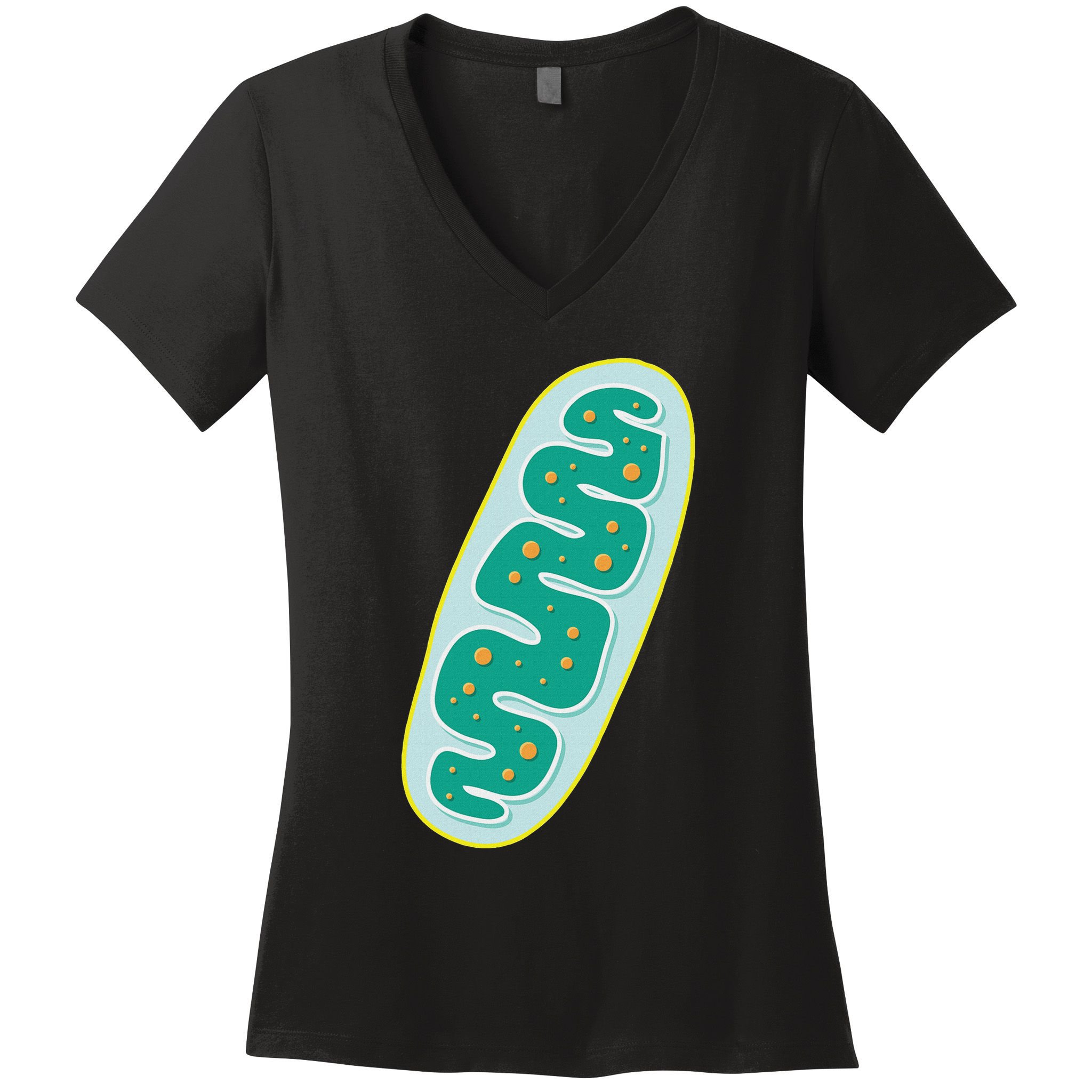 Diy Mitochondria Costume Funny Biology Teacher Women's V-Neck T-Shirt