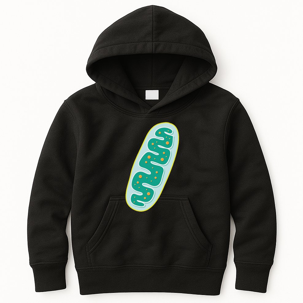 Diy Mitochondria Costume Funny Biology Teacher Kids Hoodie