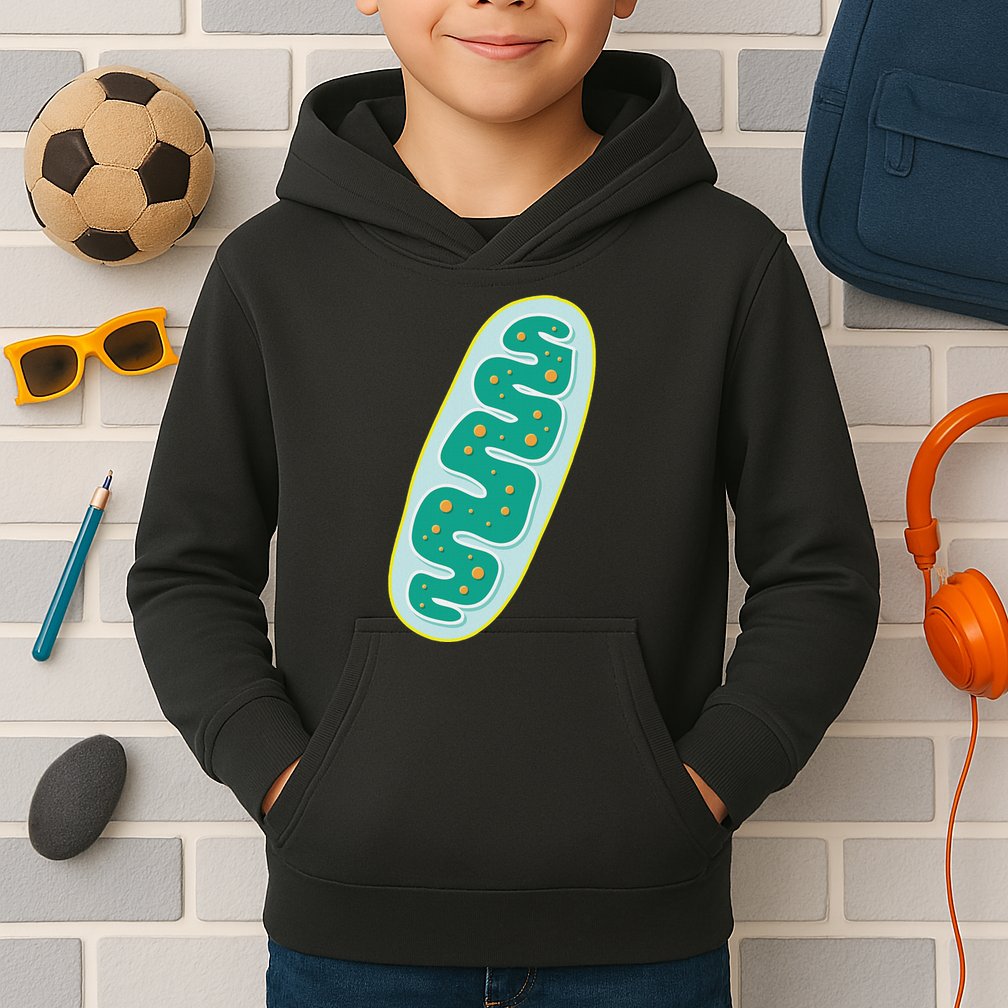 Diy Mitochondria Costume Funny Biology Teacher Kids Hoodie