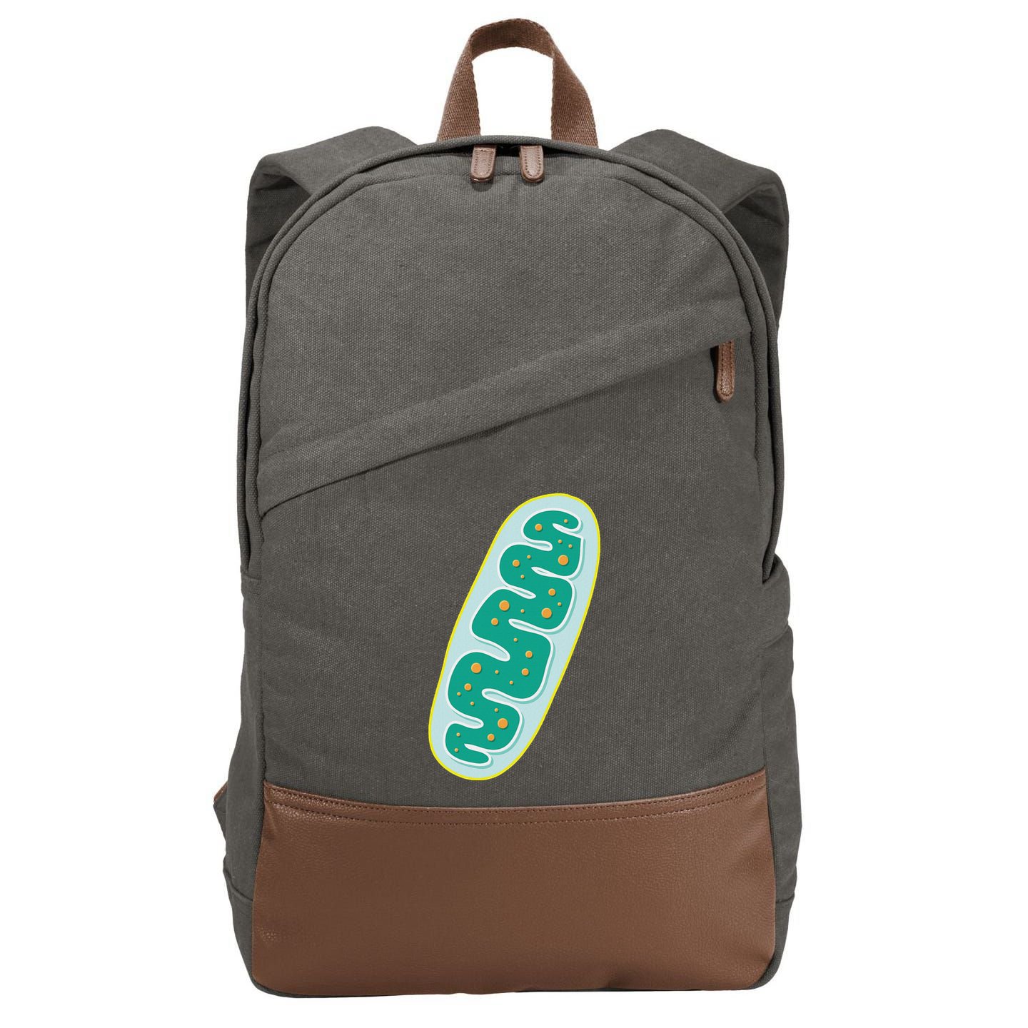 Diy Mitochondria Costume Funny Biology Teacher Cotton Canvas Backpack