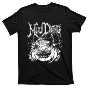 Death Metal Cute Baby Hippo Moo Deng Hippopotamus T-Shirt