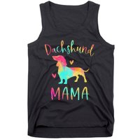 Dachshund Mama Colorful Doxie Gifts Dog Mom Tank Top