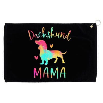 Dachshund Mama Colorful Doxie Gifts Dog Mom Grommeted Golf Towel