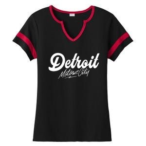 Detroit Motor City Ladies Halftime Notch Neck Tee