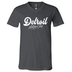 Detroit Motor City V-Neck T-Shirt