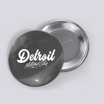 Detroit Motor City Button