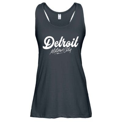 Detroit Motor City Ladies Essential Flowy Tank