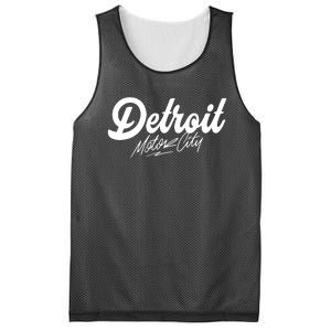 Detroit Motor City Mesh Reversible Basketball Jersey Tank