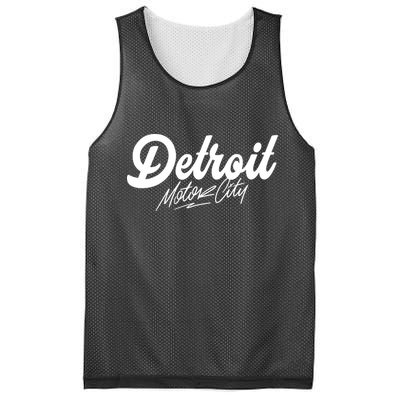 Detroit Motor City Mesh Reversible Basketball Jersey Tank