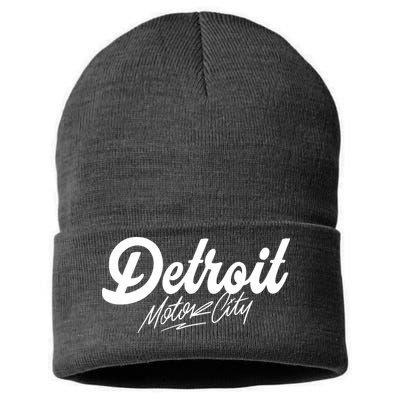 Detroit Motor City Sustainable Knit Beanie