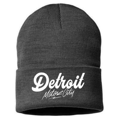 Detroit Motor City Sustainable Knit Beanie