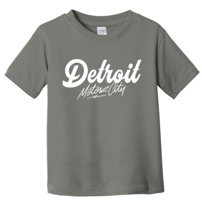 Detroit Motor City Toddler T-Shirt