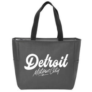 Detroit Motor City Zip Tote Bag