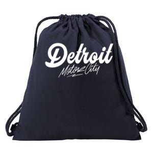 Detroit Motor City Drawstring Bag