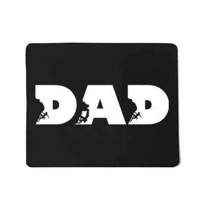 Dad Mountain Climbing FatherS Day Adventure Mousepad