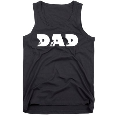 Dad Mountain Climbing FatherS Day Adventure Tank Top