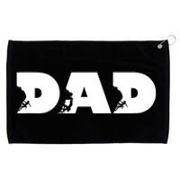 Dad Mountain Climbing FatherS Day Adventure Grommeted Golf Towel