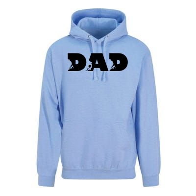 Dad Mountain Climbing FatherS Day Adventure Unisex Surf Hoodie