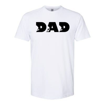 Dad Mountain Climbing FatherS Day Adventure Softstyle CVC T-Shirt