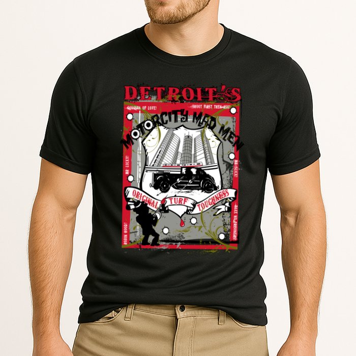 Detroits Motor City Mad Men Cooling Performance Crew T-Shirt