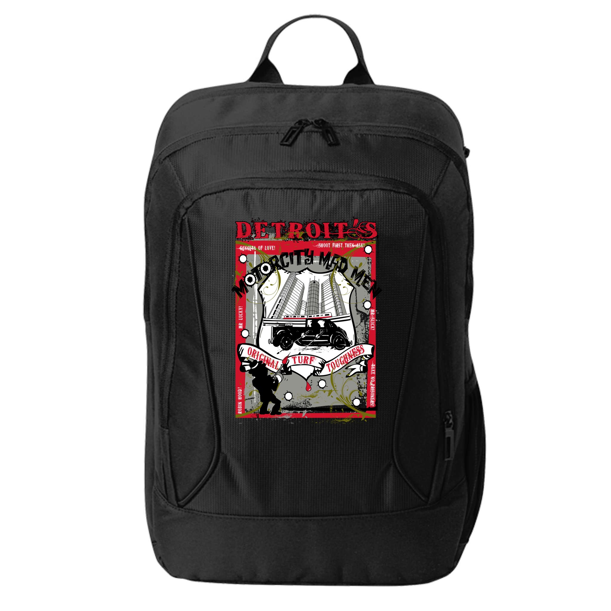 Detroits Motor City Mad Men City Backpack