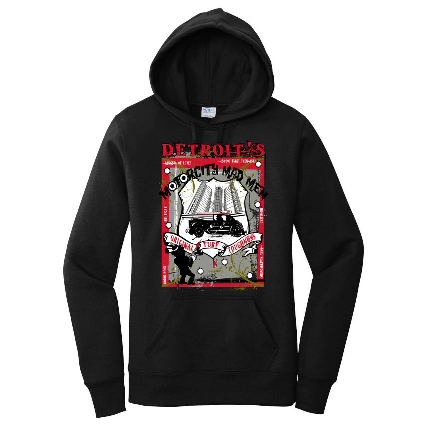 Detroits Motor City Mad Men Women's Pullover Hoodie