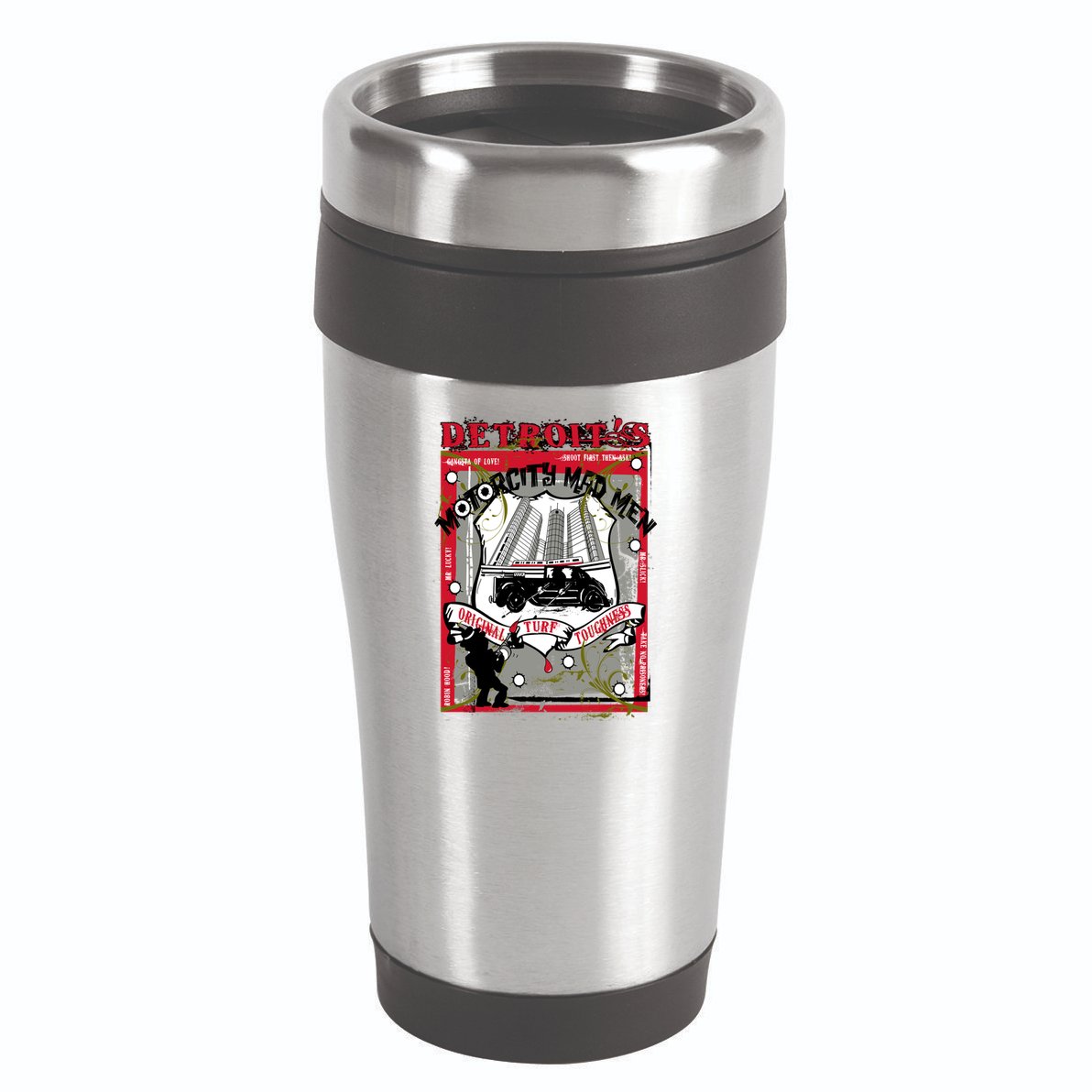 Detroits Motor City Mad Men 16oz Travel Tumbler