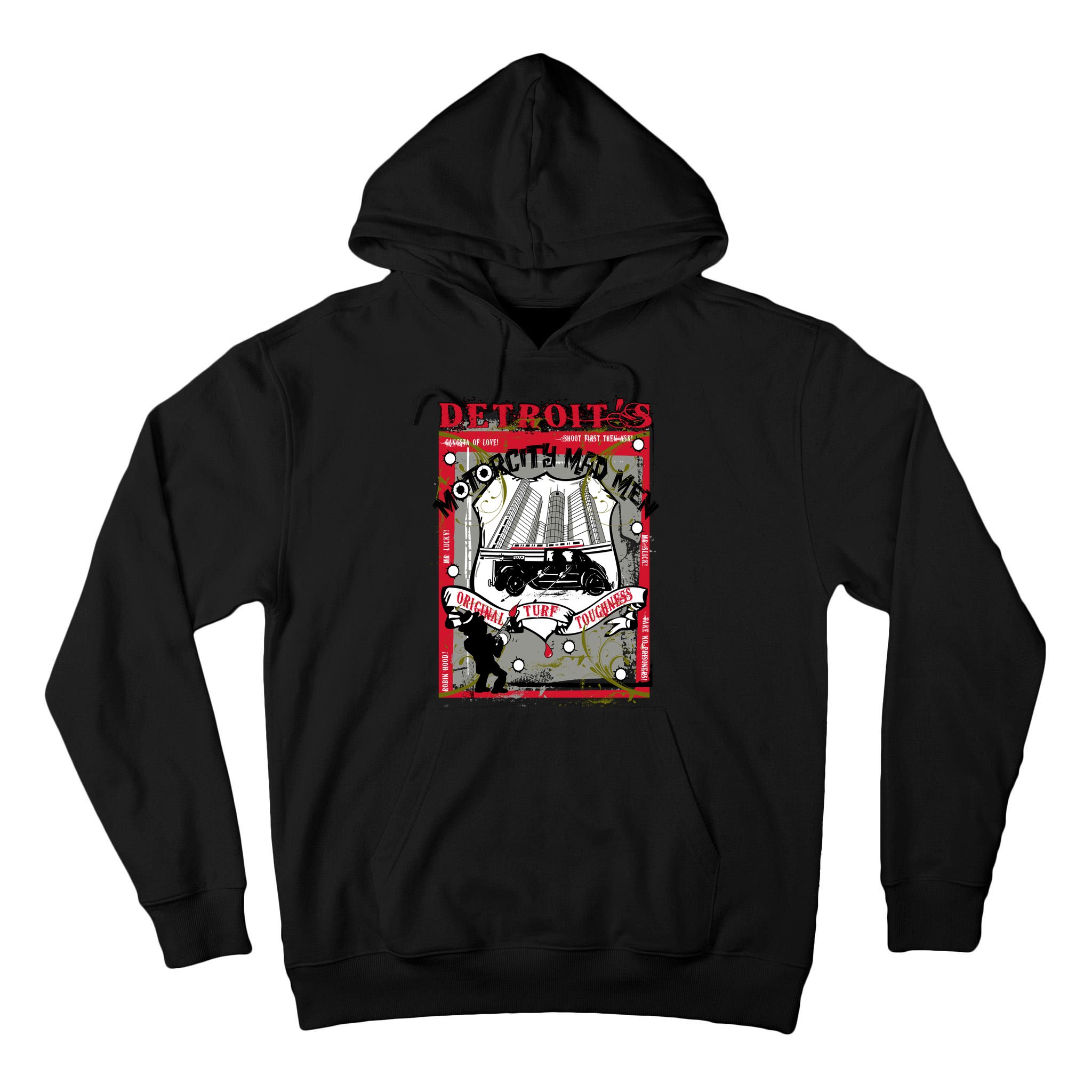 Detroits Motor City Mad Men Tall Hoodie