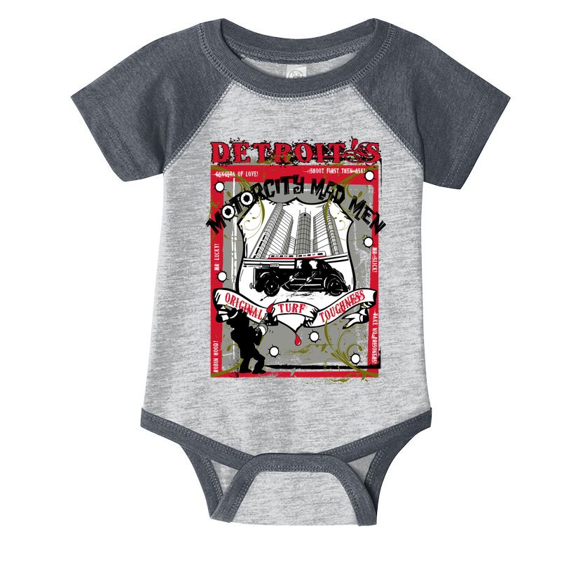 Detroits Motor City Mad Men Infant Baby Jersey Bodysuit