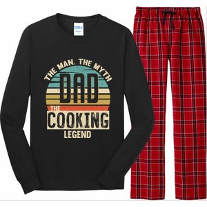 Dad Myth Cooking Legend Amazing Fathers Day Meaningful Gift Long Sleeve Pajama Set