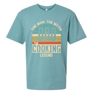 Dad Myth Cooking Legend Amazing Fathers Day Meaningful Gift Sueded Cloud Jersey T-Shirt