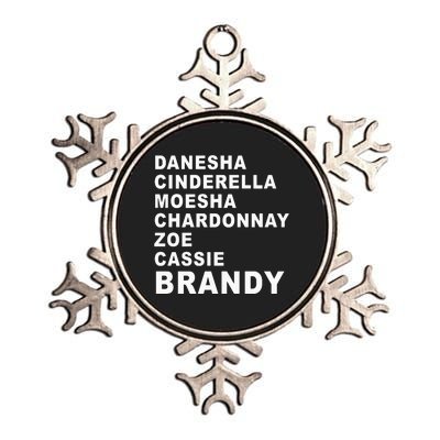 Danesha Moesha Chardonnay Zoe Cassie Brandy Metallic Star Ornament