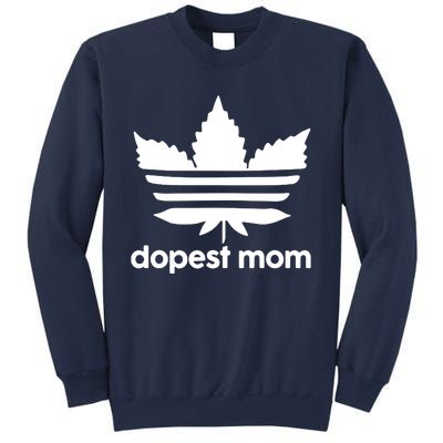 Dopest Mom Cannabis Weed Leaf 420 Pot Stoner Mother Day Sweatshirt