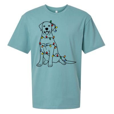 Dog Mom Christmas Lights Family Pet Dog Lover Sueded Cloud Jersey T-Shirt