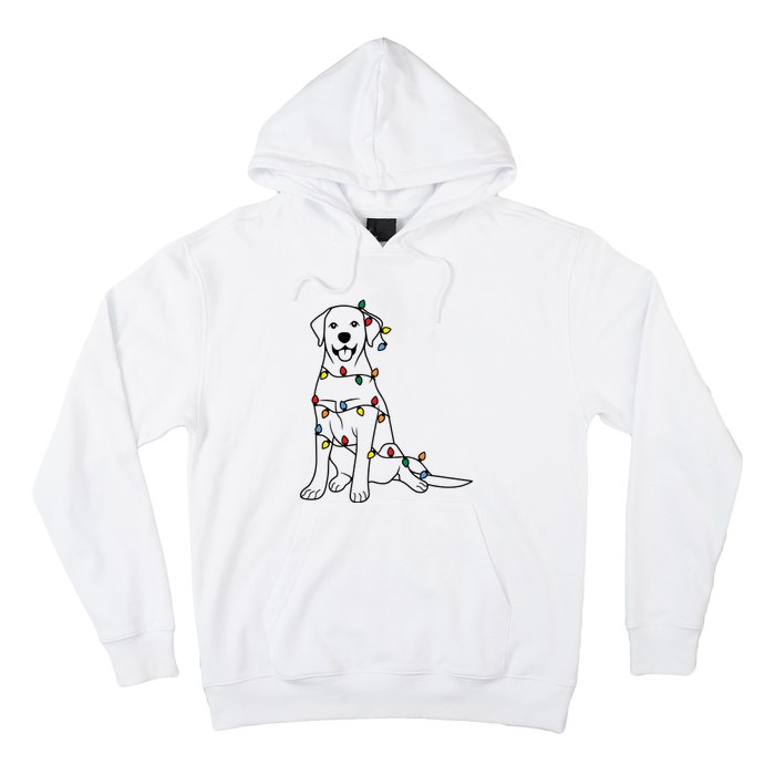 Dog Mom Christmas Lights Family Pet Dog Lover Hoodie