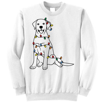 Dog Mom Christmas Lights Family Pet Dog Lover Sweatshirt