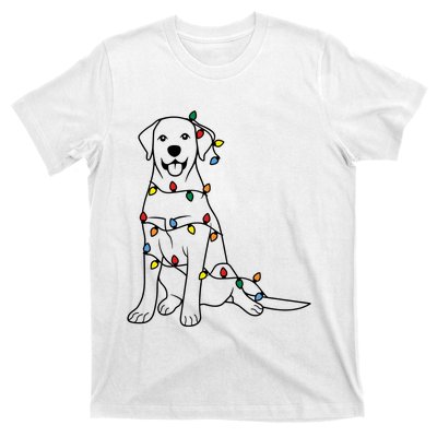 Dog Mom Christmas Lights Family Pet Dog Lover T-Shirt