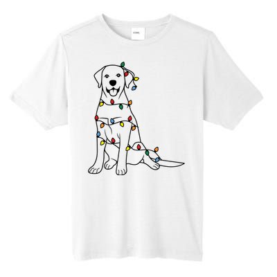 Dog Mom Christmas Lights Family Pet Dog Lover Tall Fusion ChromaSoft Performance T-Shirt