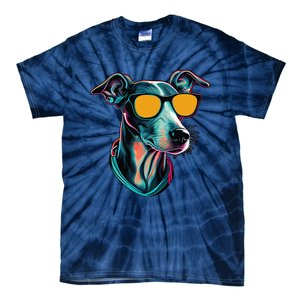 Dad Mom Cool Dog Sunglasses Italian Greyhound Tie-Dye T-Shirt